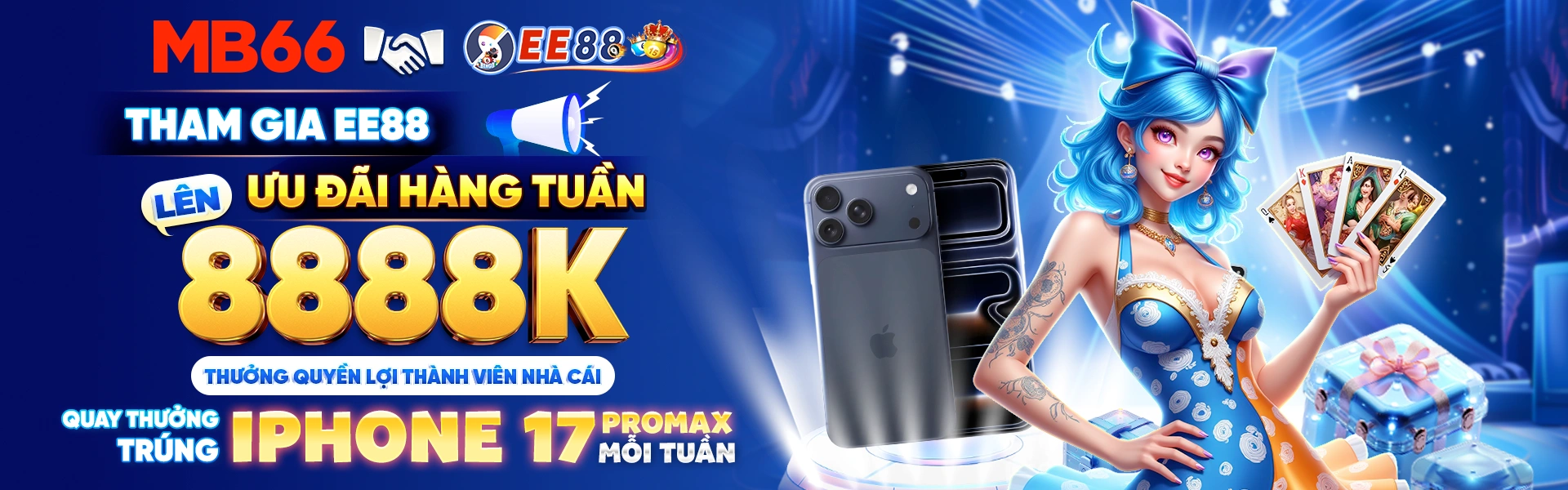 Hình ảnh giới thiệu nổ hũ, casino và game bài Ee88